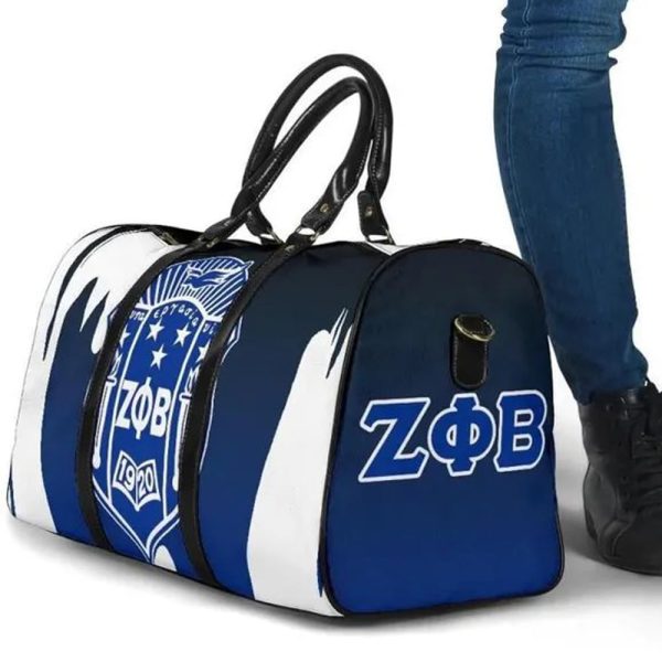 Zeta Phi Beta Sorority Travel Bag Since 1920 2