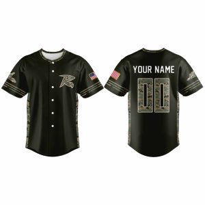 Flying Squirrels 2025 Military Appreciation Night Camo Jersey