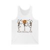 1FDT Halloween Skeleton Dance Printed T Shirt