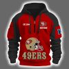 2025 49ers Est 1944 Quarter Zip Hoodie