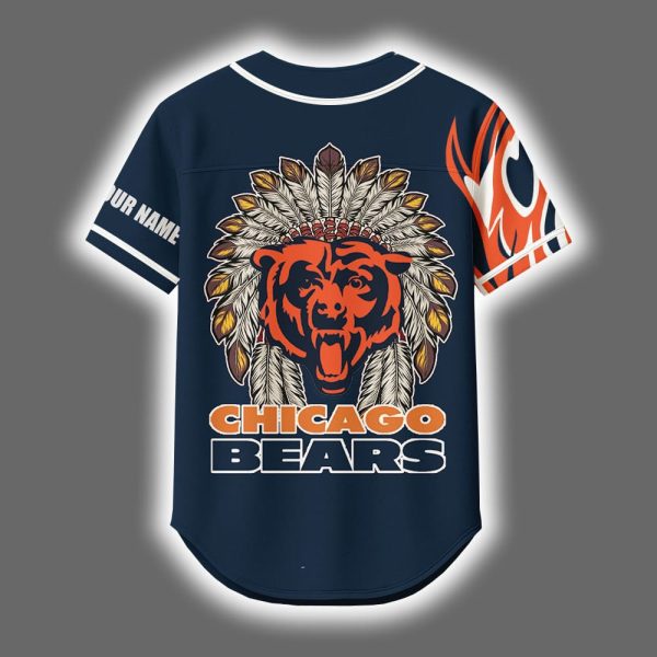 2025 Bears x Native American Personalized Jersey 3