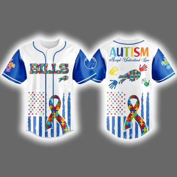 2025 Bills Autism Awareness Month Celebration Jersey