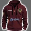 2025 Brewers Est 1970 Quarter Zip Hoodie 4