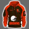 2025 Browns Est 1944 Quarter Zip Hoodie