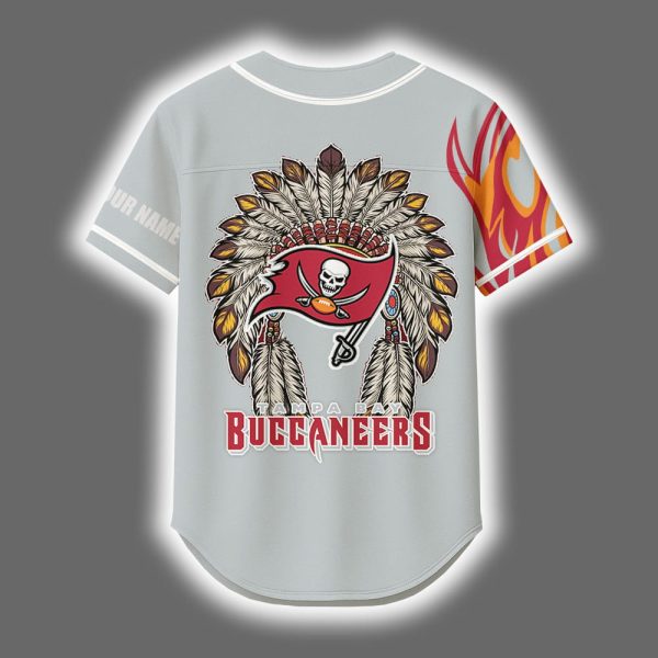 2025 Buccaneers x Native American Personalized Jersey 3