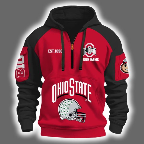 2025 Buckeyes Est 1890 Quarter Zip Hoodie