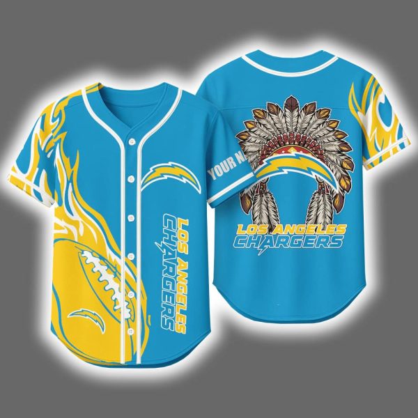 2025 Chargers x Native American Personalized Jersey