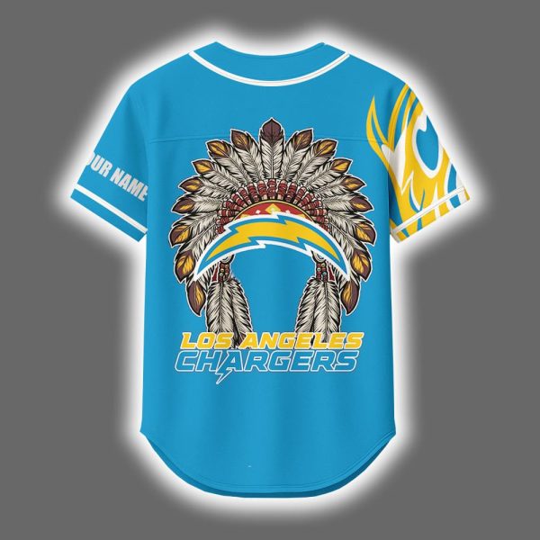 2025 Chargers x Native American Personalized Jersey 3