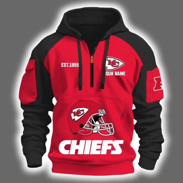 2025 Chiefs Est 1959 Quarter Zip Hoodie