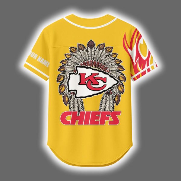 2025 Chiefs x Native American Personalized Jersey 3