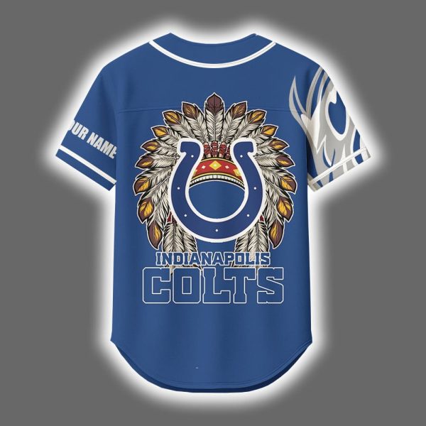 2025 Colts x Native American Personalized Jersey 3