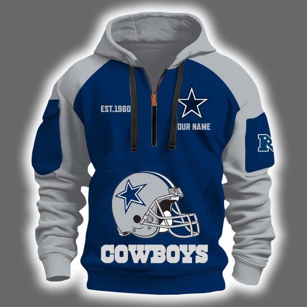 2025 Cowboys Est 1960 Quarter Zip Hoodie