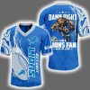 2025 Damn Right I'm A Lions Fan Personalized Jersey