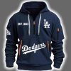 2025 Dodgers Est 1883 Quarter Zip Hoodie 2