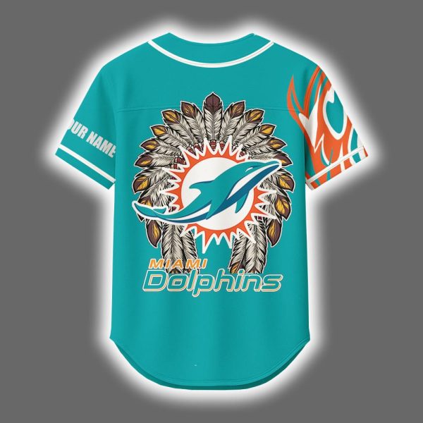 2025 Dolphins x Native American Personalized Jersey 3