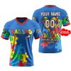 2025 Eagles x Autism Awareness Personalized Jersey