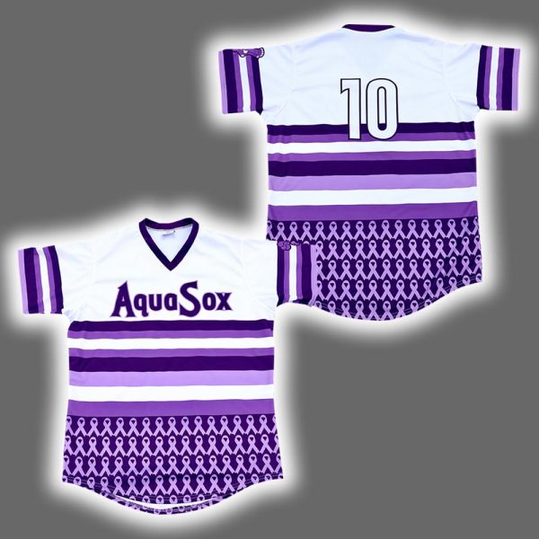 2025 Everett AquaSox Stand Up For Cancer Night Jersey Giveaway