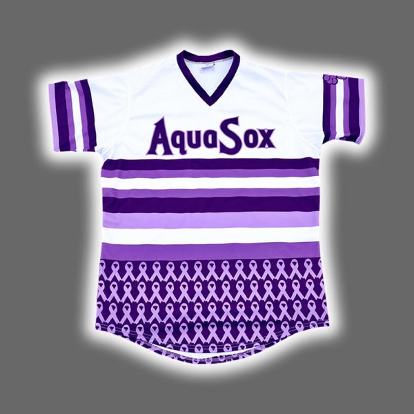 2025 Everett AquaSox Stand Up For Cancer Night Jersey Giveaway 2