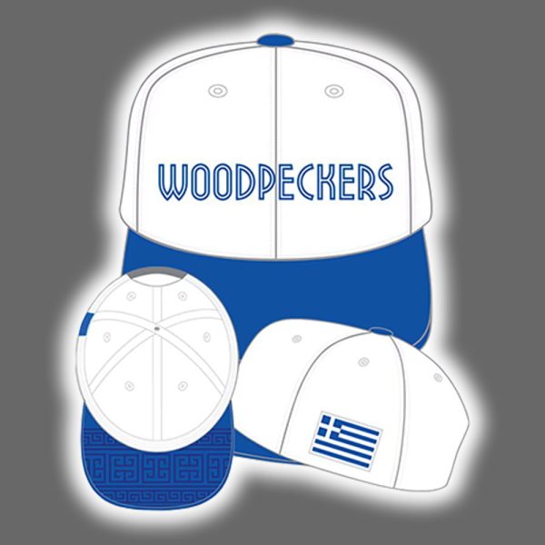 2025 Fayetteville Woodpeckers Greek Night Cap Giveaway
