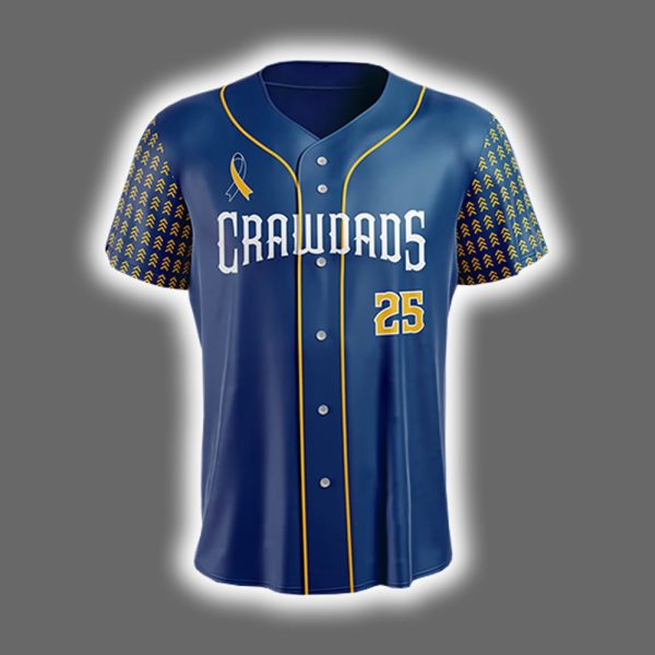 2025 Hickory Crawdads Down Syndrome Awareness Jersey Giveaway