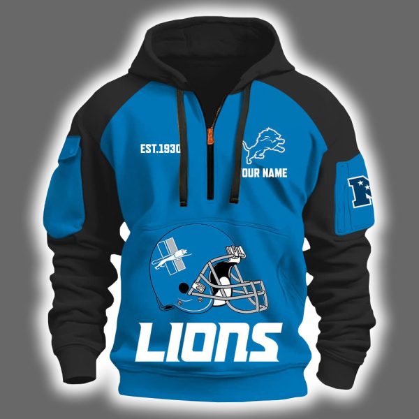 2025 Lions Est 1930 Quarter Zip Hoodie