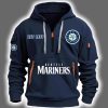 2025 Mariners Est 1977 Quarter Zip Hoodie 2