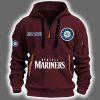 2025 Mariners Est 1977 Quarter Zip Hoodie 4