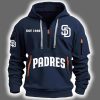 2025 Padres Est 1969 Quarter Zip Hoodie 2