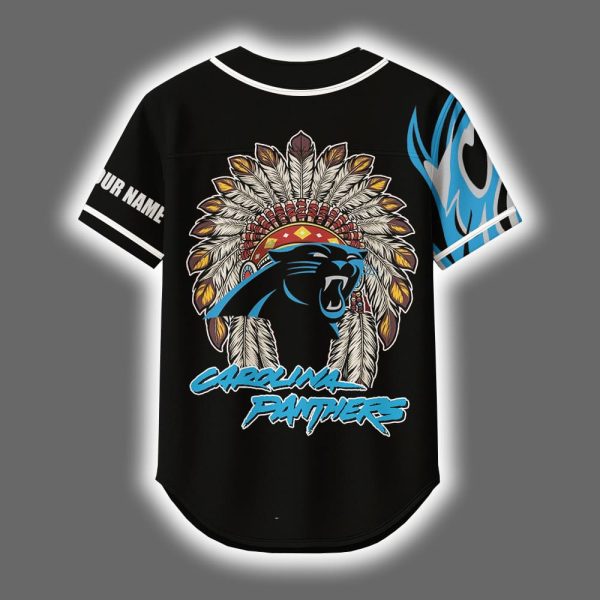 2025 Panthers x Native American Personalized Jersey 3