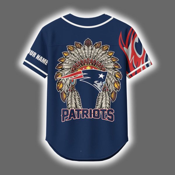 2025 Patriots x Native American Personalized Jersey 3