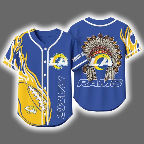 2025 Rams x Native American Personalized Jersey