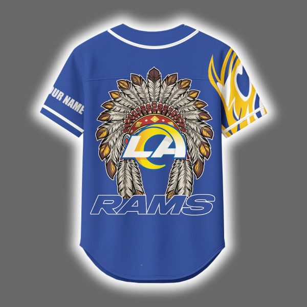 2025 Rams x Native American Personalized Jersey 3
