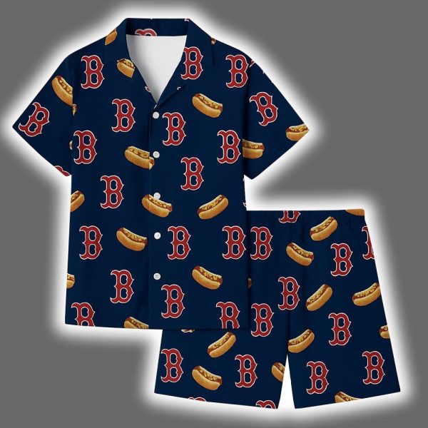 2025 Red Sox Hot Dog Pajamas Set