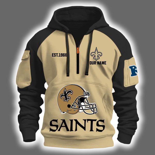 2025 Saints Est 1966 Quarter Zip Hoodie