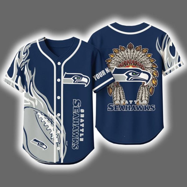 2025 Seahawks x Native American Personalized Jersey