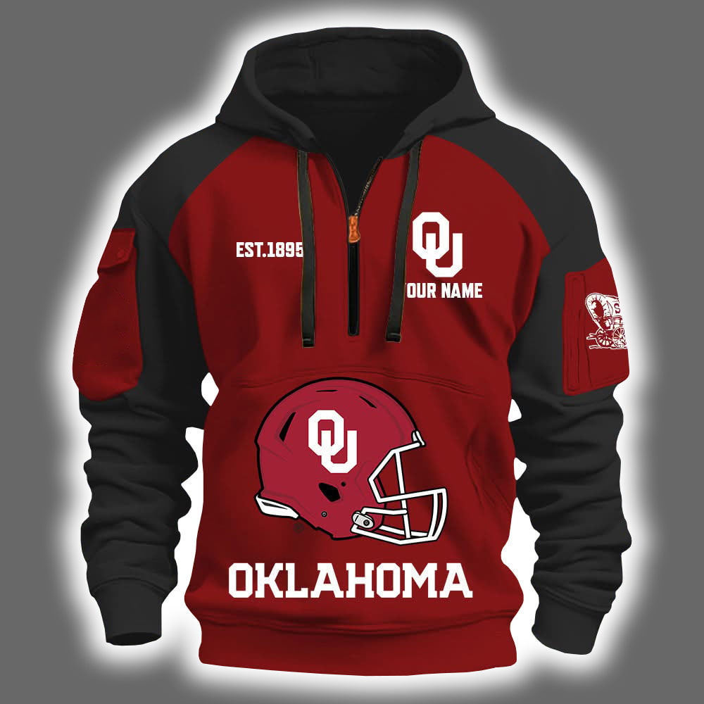 2025 Sooners Est 1895 Quarter Zip Hoodie 2025 Sooners Est 1895 Quarter Zip Hoodie