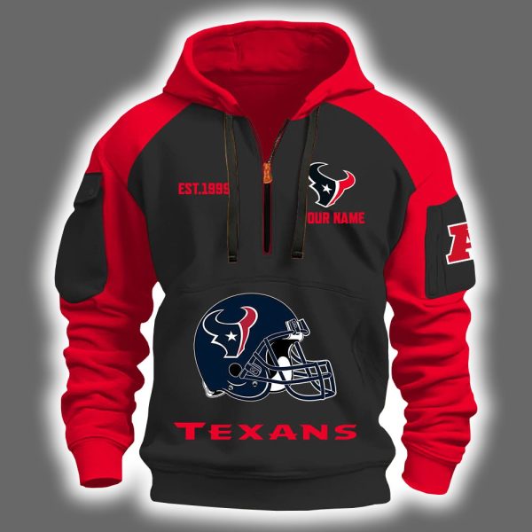 2025 Texans Est 1999 Quarter Zip Hoodie