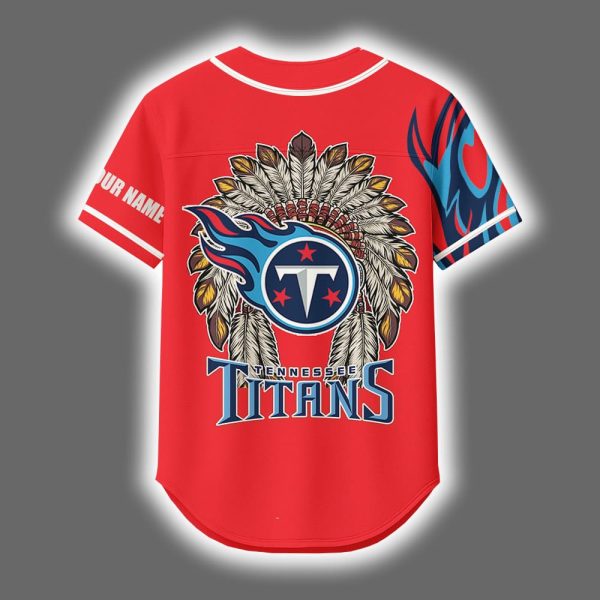 2025 Titans x Native American Personalized Jersey 3