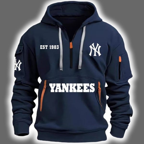 2025 Yankees Est 1903 Quarter Zip Hoodie 2
