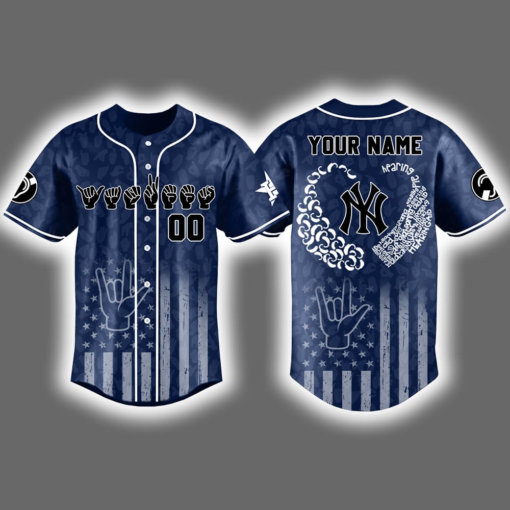 2025 Yankees x Deaf & Hard-of-Hearing Awareness Day Celebration Baseball Jersey 2025 Yankees x Deaf & Hard-of-Hearing Awareness Day Celebration Baseball Jersey