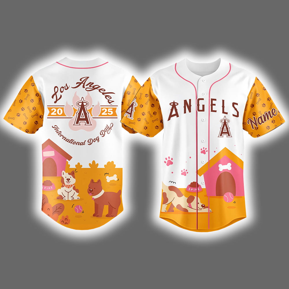 Angels International Dog Day 2025 Jersey Angels International Dog Day 2025 Jersey
