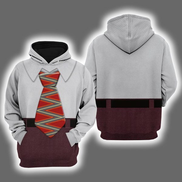 Anger Inside Out Halloween Costume Hoodie Joggers 2