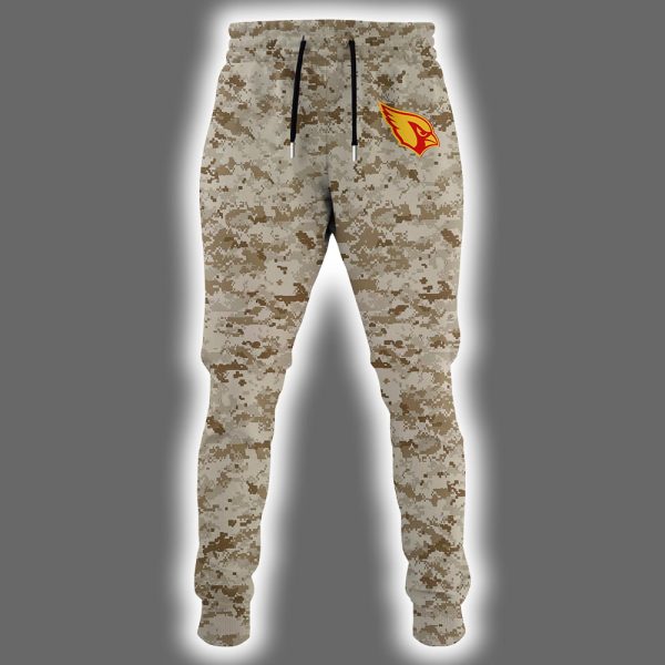 Arizona USMC 250th Birthday Celebration Night Game 2025 Hoodie Joggers Cap 2