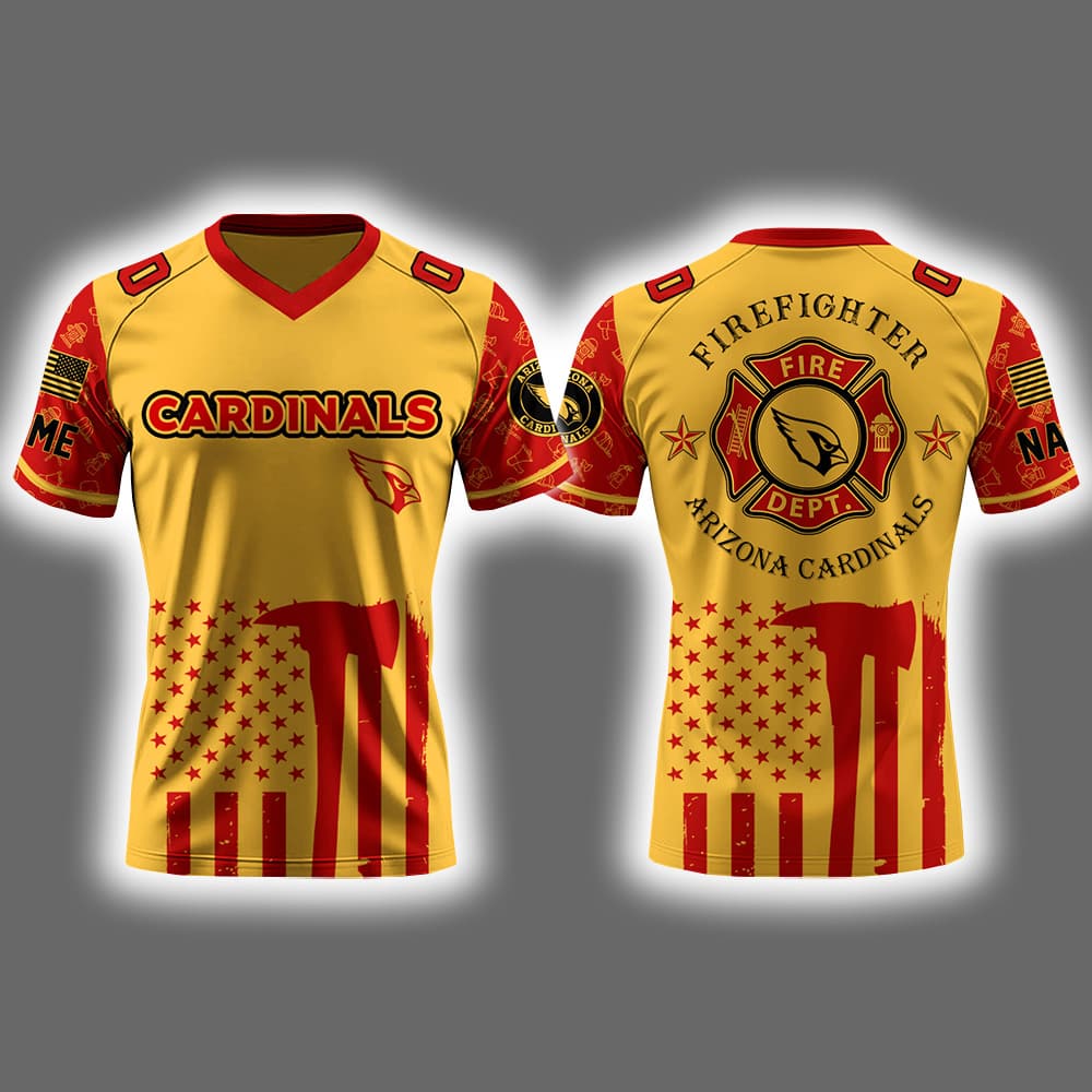 Arizona x Firefighter Appreciation Night 2025 Football Jersey Arizona x Firefighter Appreciation Night 2025 Football Jersey
