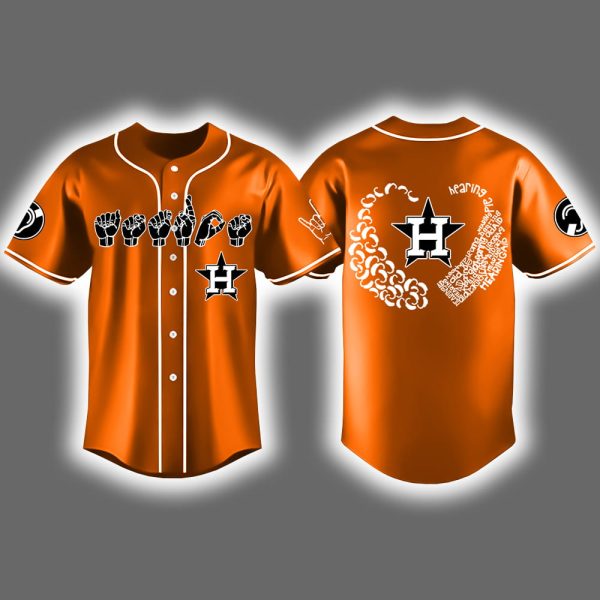 Astros Deaf & Hard-of-Hearing Awareness Day 2025 Jersey