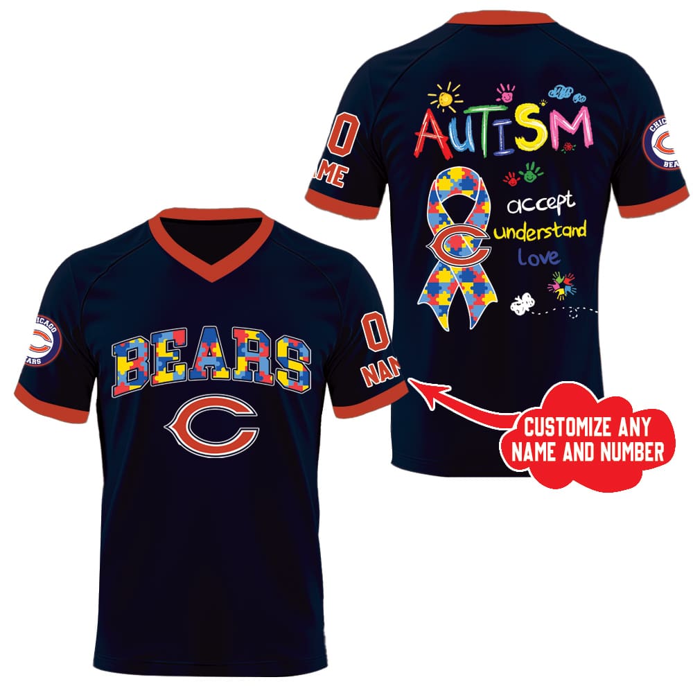 Bears 2025 Autism Awareness Jersey Bears 2025 Autism Awareness Jersey