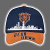 Bears Bear Down Skyline Customized Cap