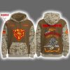 Bears USMC 250th Birthday Celebration Night Game 2025 Hoodie Joggers Cap