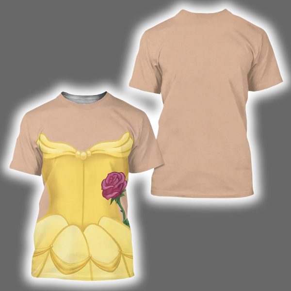 Belle Princess Halloween Costume Shirt