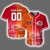 Bengals x Reds Skyline Personalized Jersey